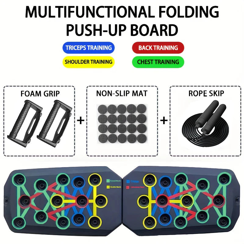 Multifunctional Foldable Push-up Board Set