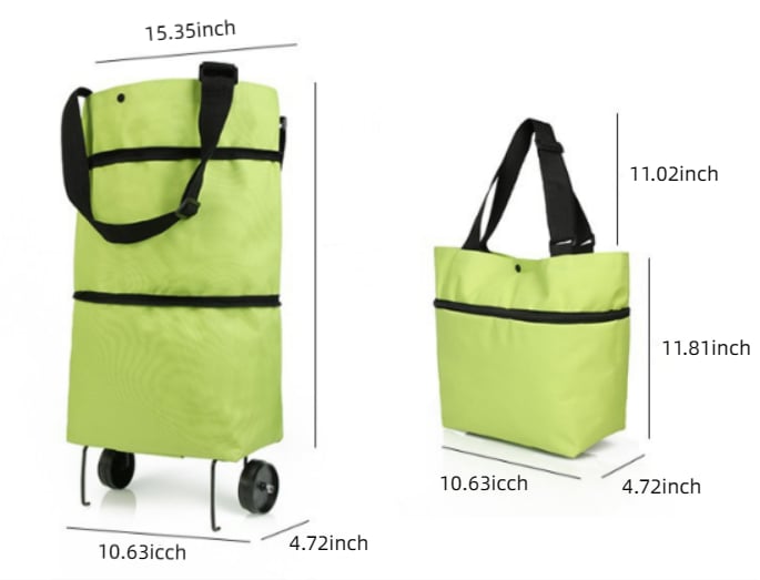2-in-1 Foldable Shopping Bag