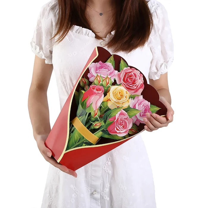 🔥Mother's Day Flash Sale - Save 50% 🔥Pop-up Bouquet Greeting Card