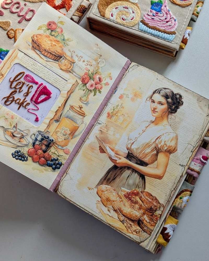 🥯55% off 🧀- Handmade Recipe Dessert Notebook