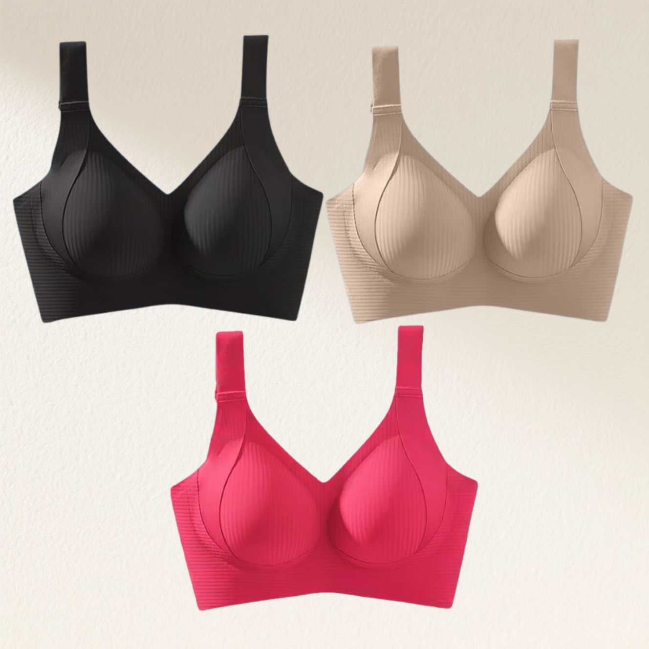 🎁 Buy 1 Get 3 Packs🔥Super Firming Wire-Free Bra All-Day Comfort No More Sagging (3-Pack Value Set)