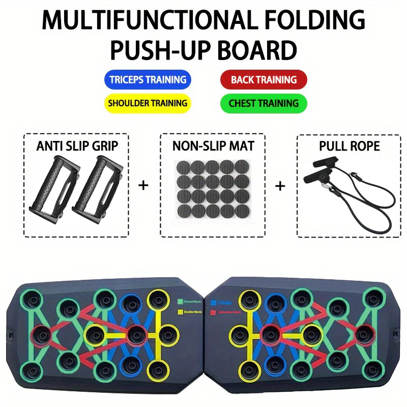 Multifunctional Foldable Push-up Board Set