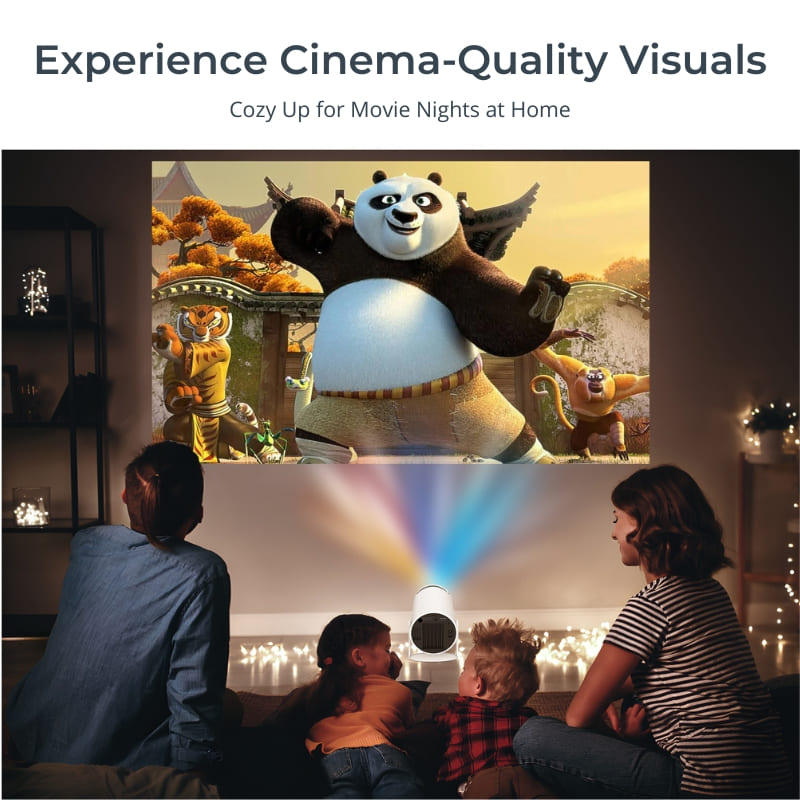 🗺️55% OFF🎥Home cylindrical projector