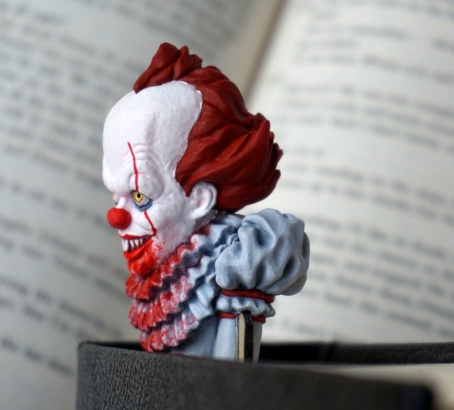 😈Hot sale 65% 🧛‍♂️3d human head horror bookmarks