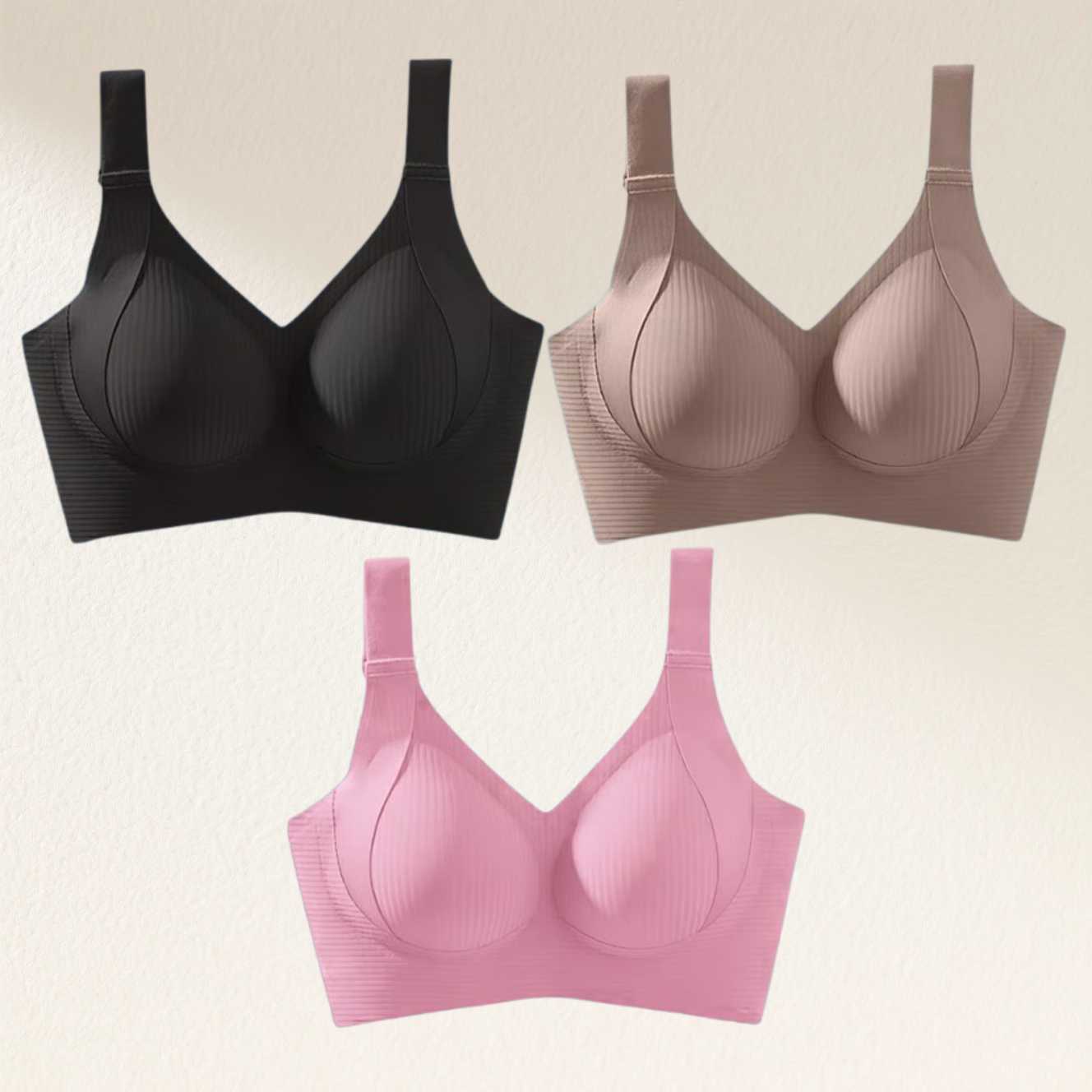 🎁 Buy 1 Get 3 Packs🔥Super Firming Wire-Free Bra All-Day Comfort No More Sagging (3-Pack Value Set)
