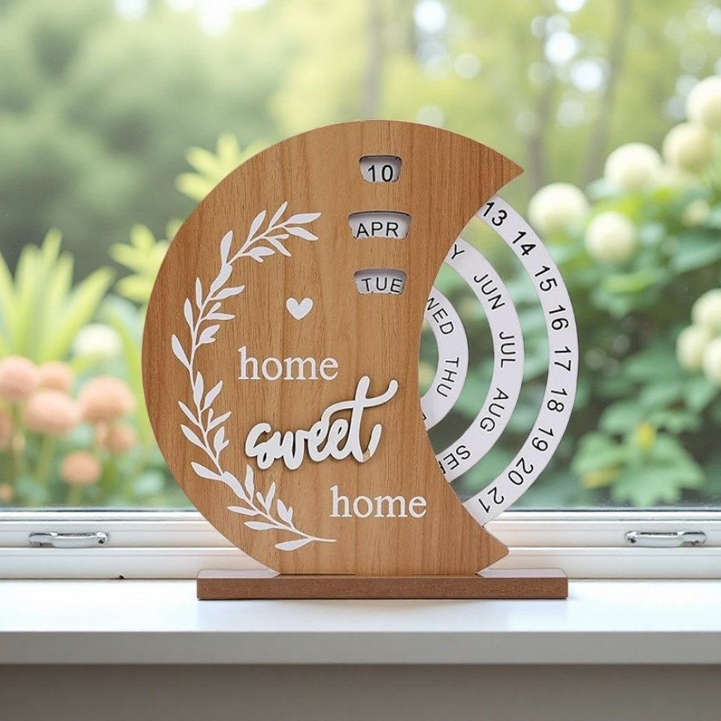 🔥Wooden Perpetual Calendar📅