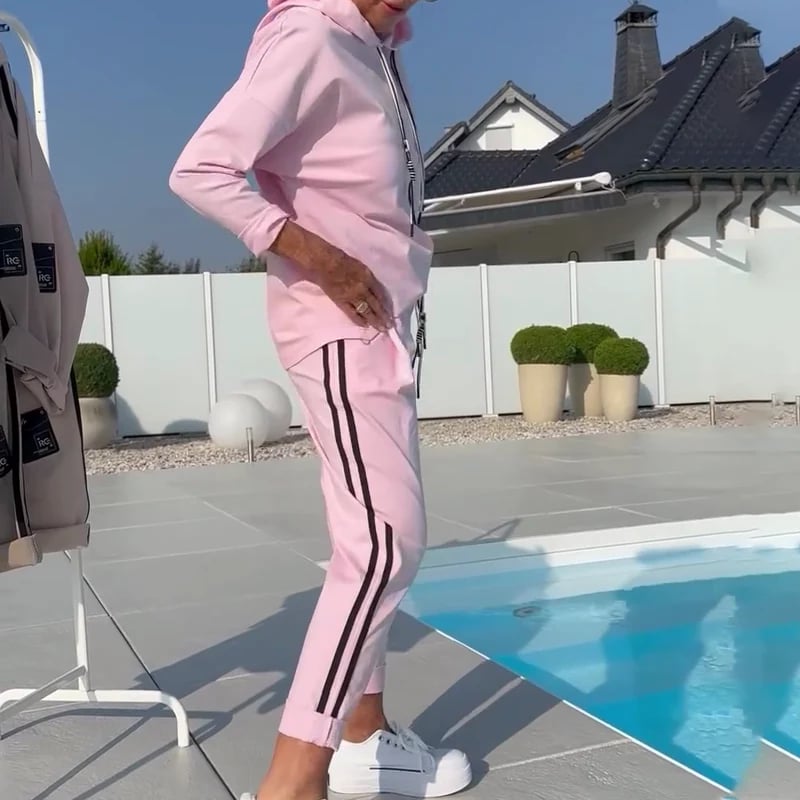 💜Women's Hoodie & Jogger Pants 2-Piece Casual Set