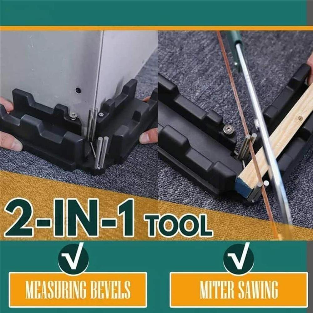 (🎄Christmas Sale💥40% OFF)Carpenter 2 in 1 Miter Measuring Tool