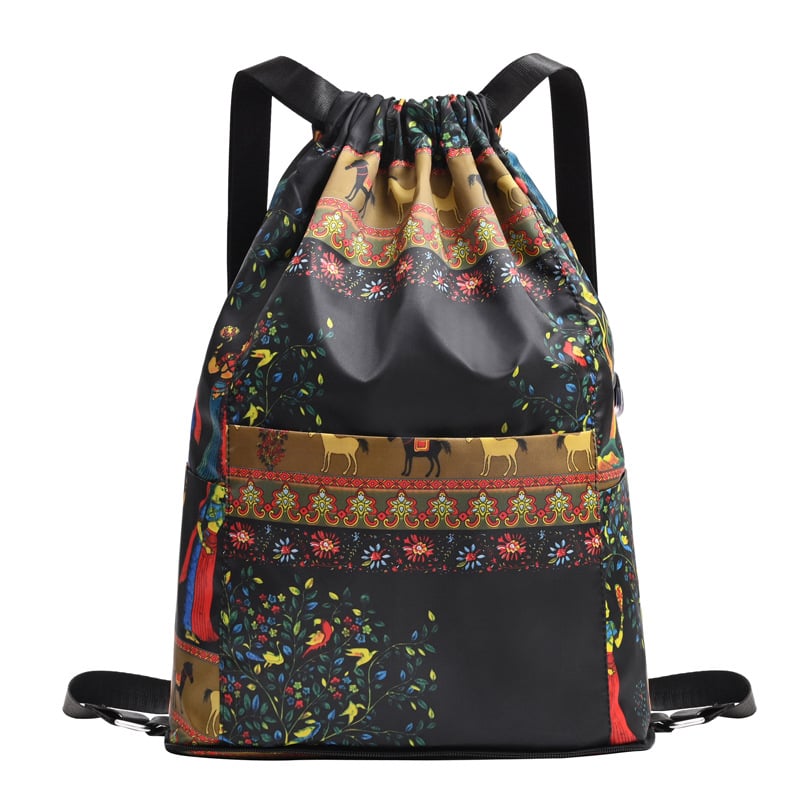 🔥Drawstring Foldable Large Capacity Dry-wet Separation Travel Sports Backpack