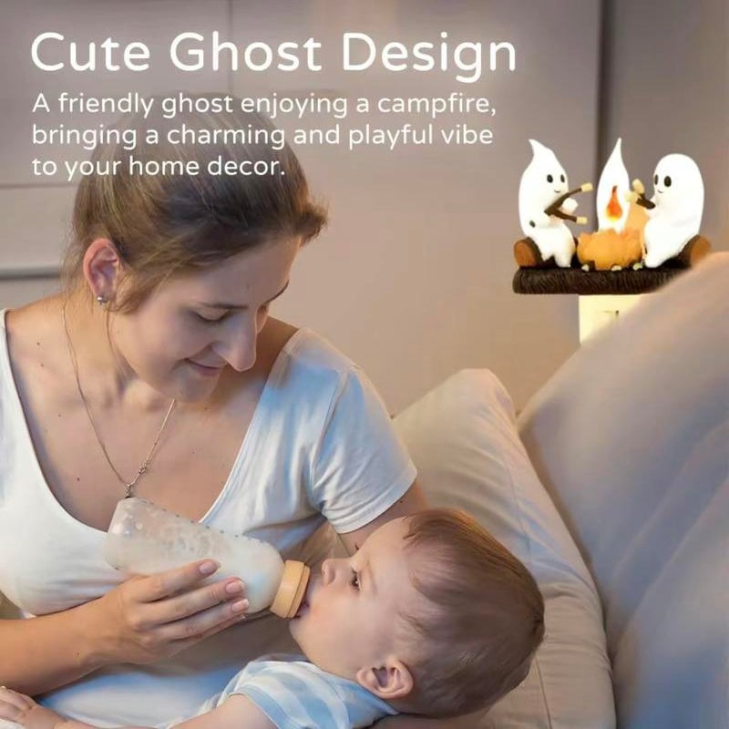 🎃Ghost Campfire NightLight