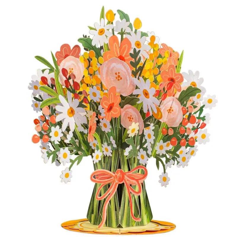 🌸3D Flower Bouquet Pop Up Card