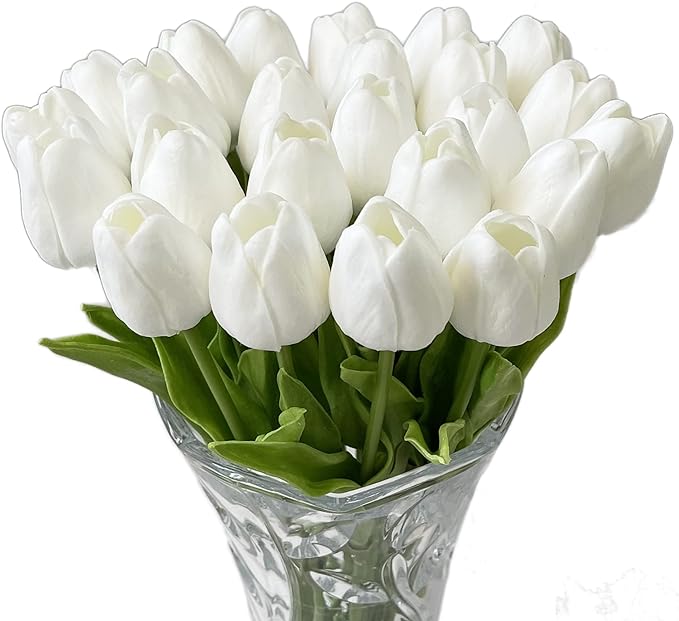 UV Resistant Lifelike Artificial Tulips Flowers