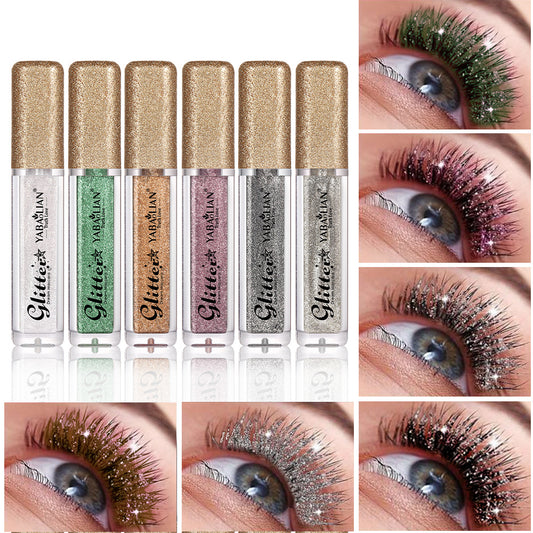 ✨New Products - sparkling diamond 6-color pearlescent mascaras💎