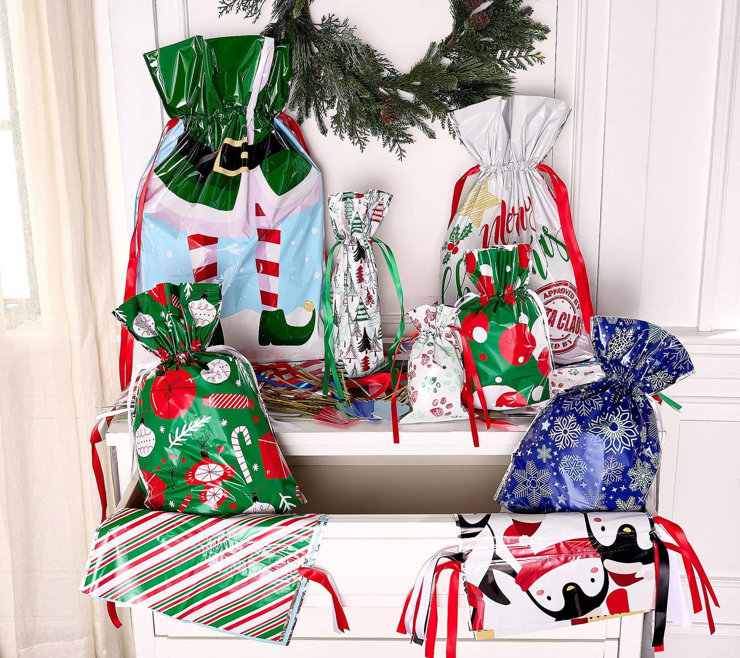 🎁49% OFF🎁Kringle Express 50-piece Gift Bag & Tags Set