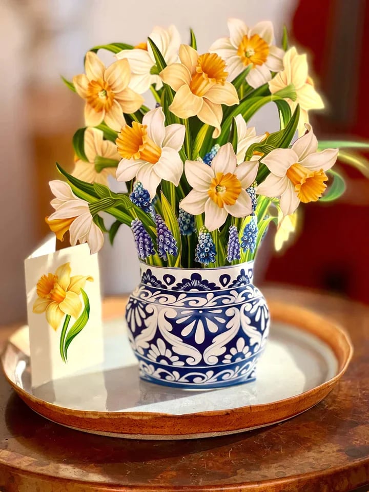 🔥Mother's Day Flash Sale - Save 50% 🔥Pop-up Bouquet Greeting Card