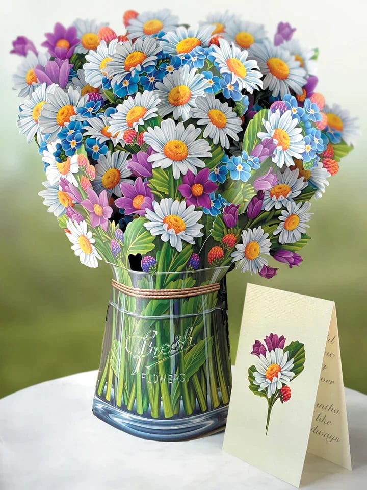 🔥Mother's Day Flash Sale - Save 50% 🔥Pop-up Bouquet Greeting Card