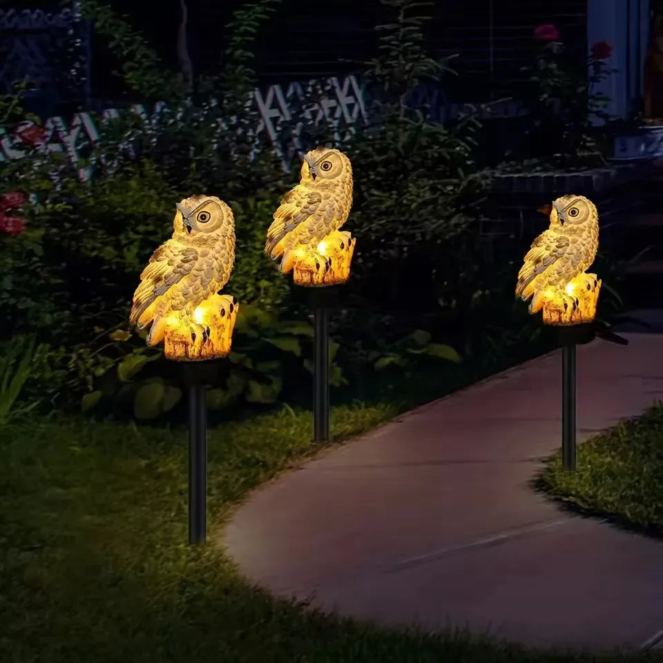 🔥 Limited-Time Offer 🔥 Waterproof Solar Owl Light