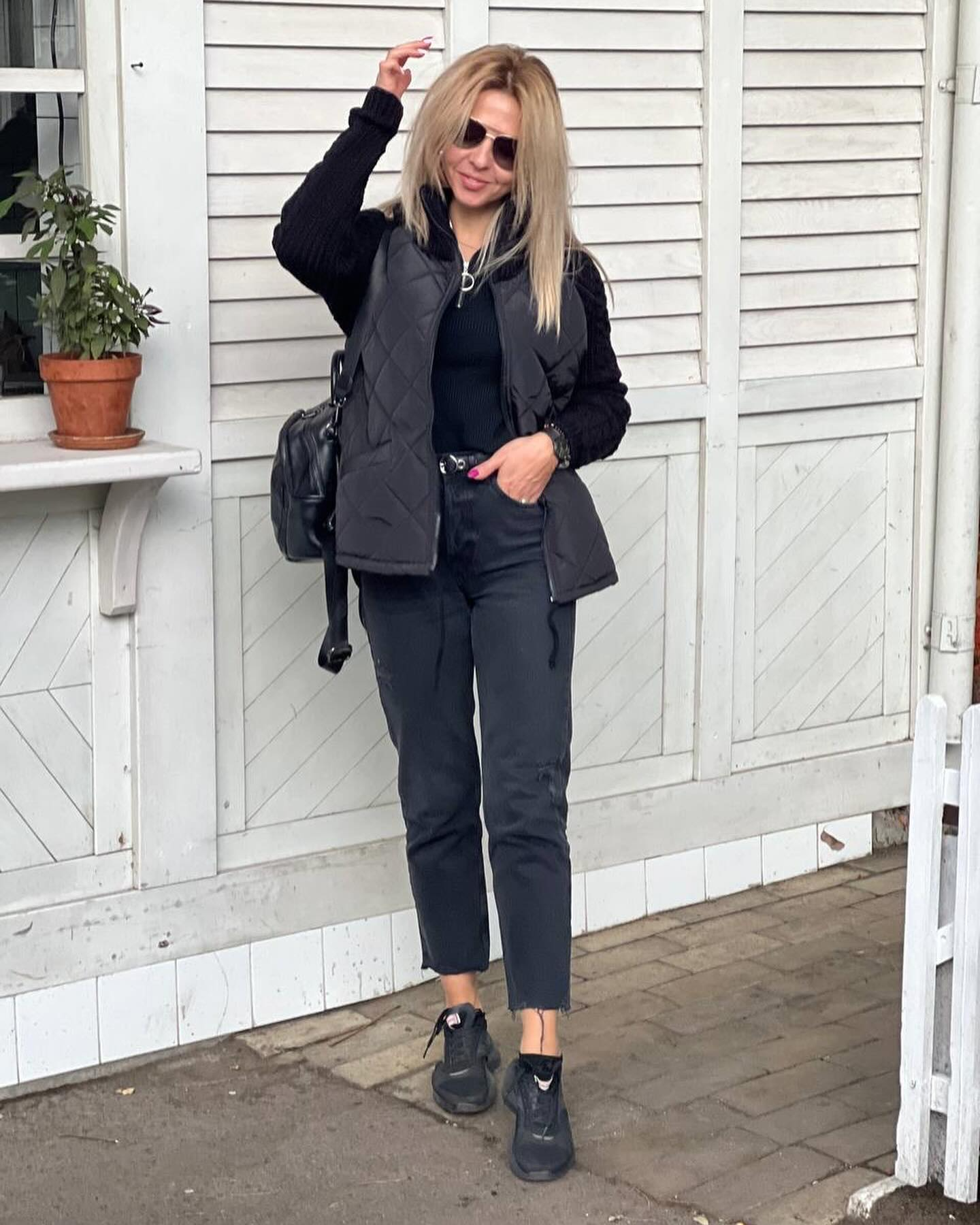 Women's Knitted Patchwork Jacket