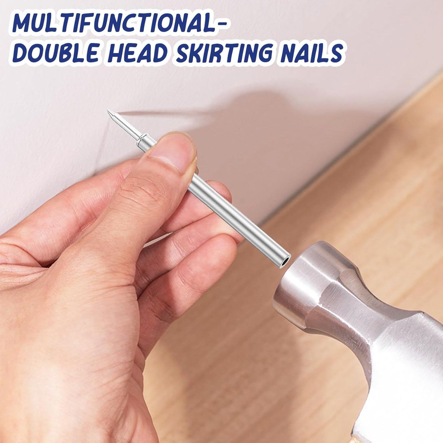 Double Head Pedestal Pins - Seamless Double Head Nails for Pedestal Thread