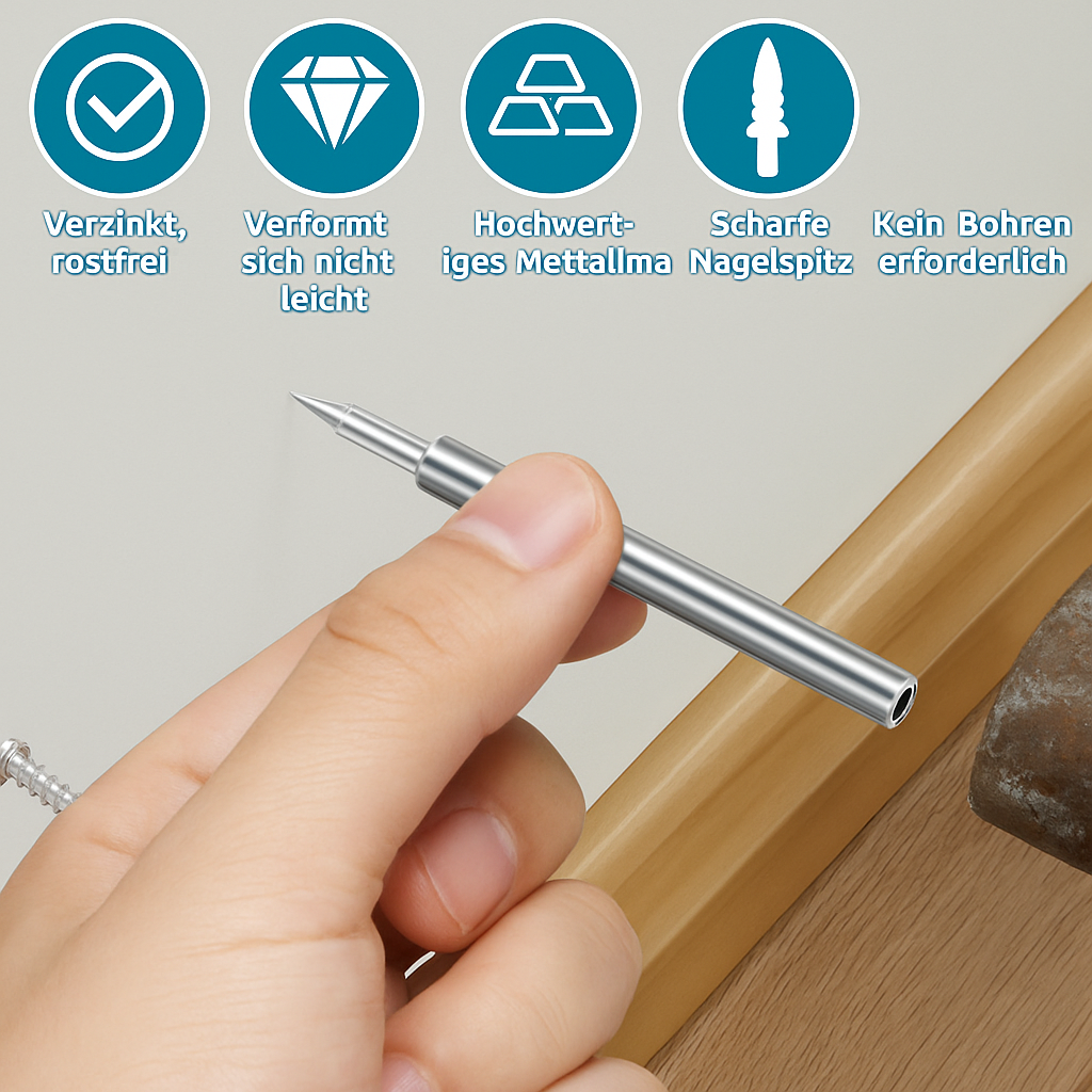 Double Head Pedestal Pins - Seamless Double Head Nails for Pedestal Thread