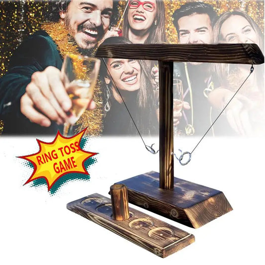Wooden Ring Toss Game