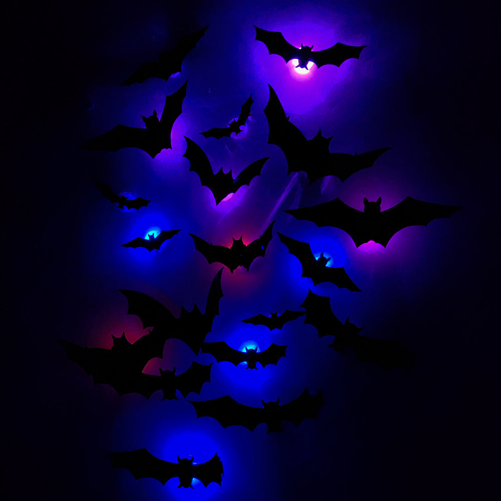 🔥This week's hot sale🔥halloween led 3d bat wall decoration