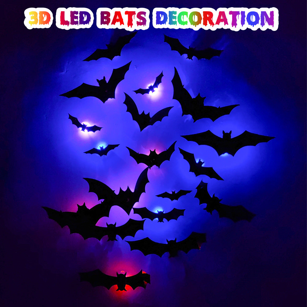 🔥This week's hot sale🔥halloween led 3d bat wall decoration