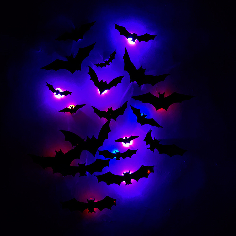 🔥This week's hot sale🔥halloween led 3d bat wall decoration