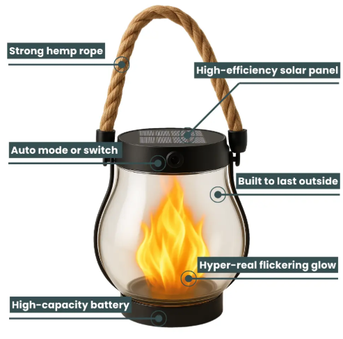 SolaraFlicker – Create cozy, safe nights with magical hands-free lighting