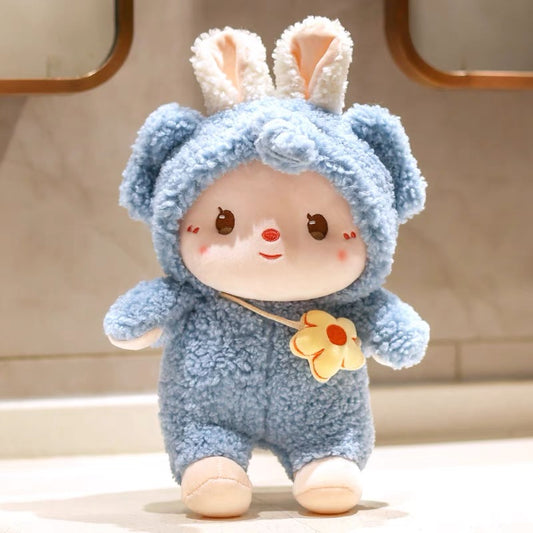 Plush blue bunny