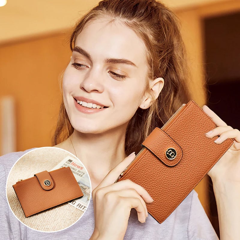 🔥Trendy Clutch with Zipper Pockets and Card Slots