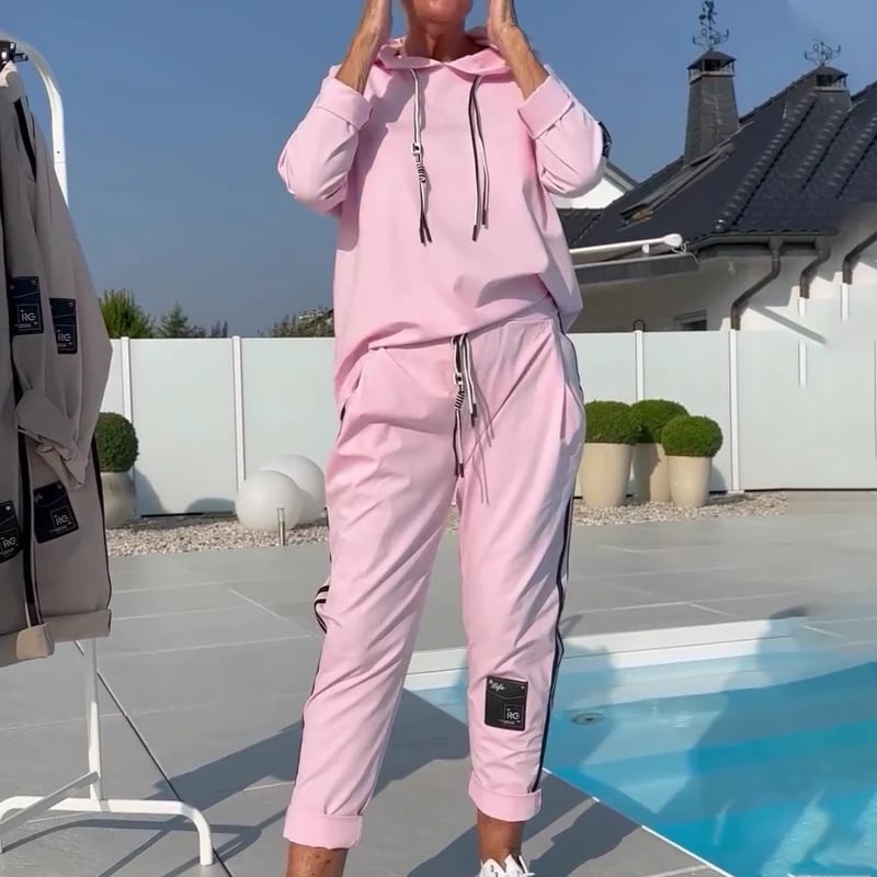 💜Women's Hoodie & Jogger Pants 2-Piece Casual Set
