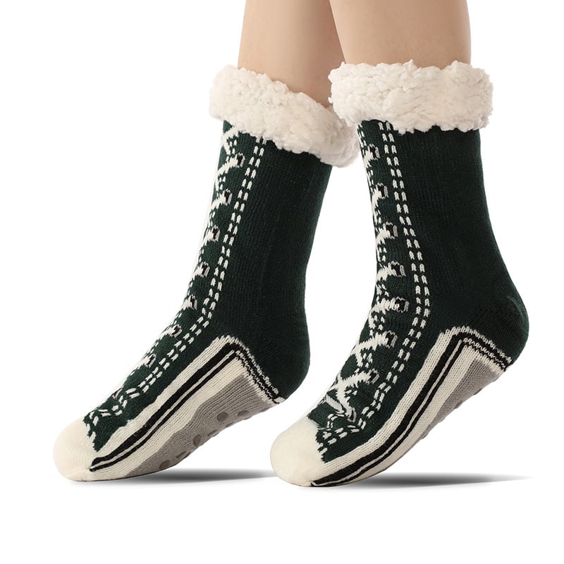 Super hot 🔥ultra-thick cashmere slipper home socks 🧦