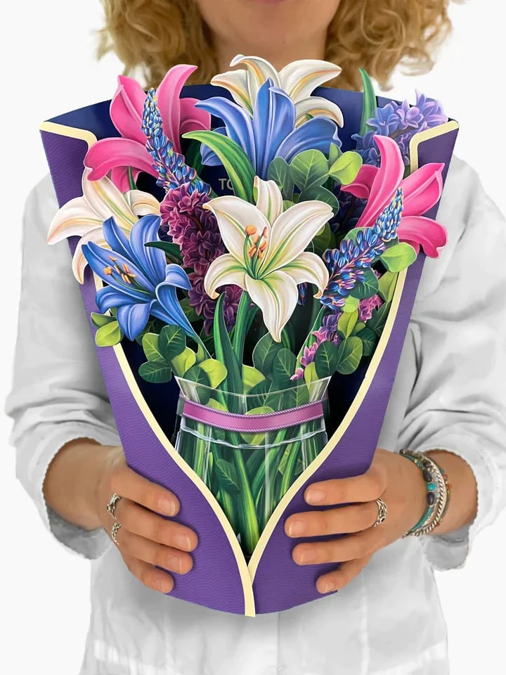 🔥Mother's Day Flash Sale - Save 50% 🔥Pop-up Bouquet Greeting Card