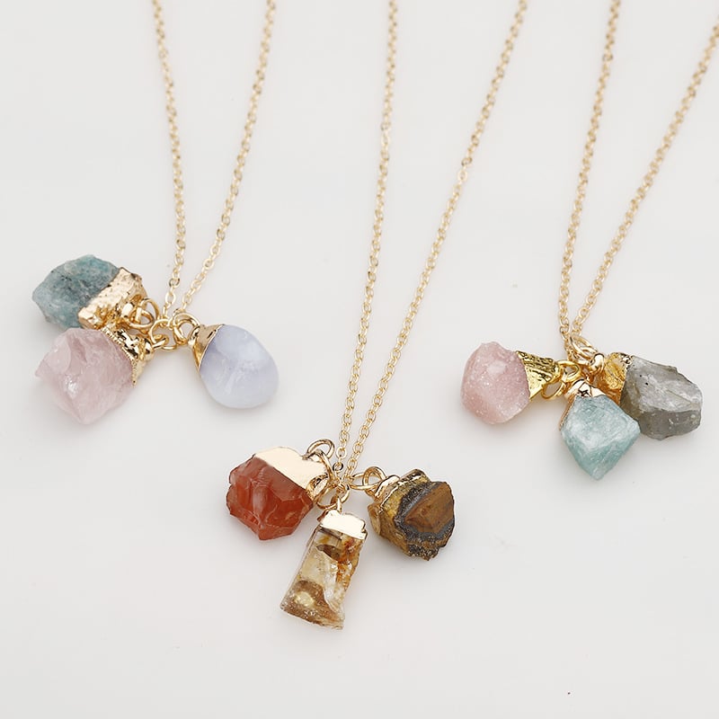 12 Zodiac Birthstone Necklace