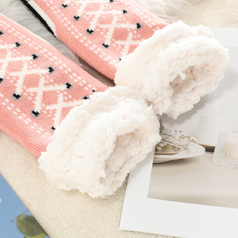 Super hot 🔥ultra-thick cashmere slipper home socks 🧦