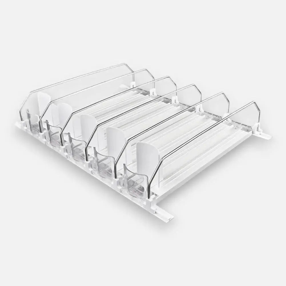 🥤Refrigerator storage rack with pop-out tray