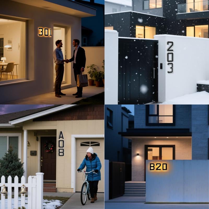 🔥This week's hot sale🔥Powered LED House Numbers