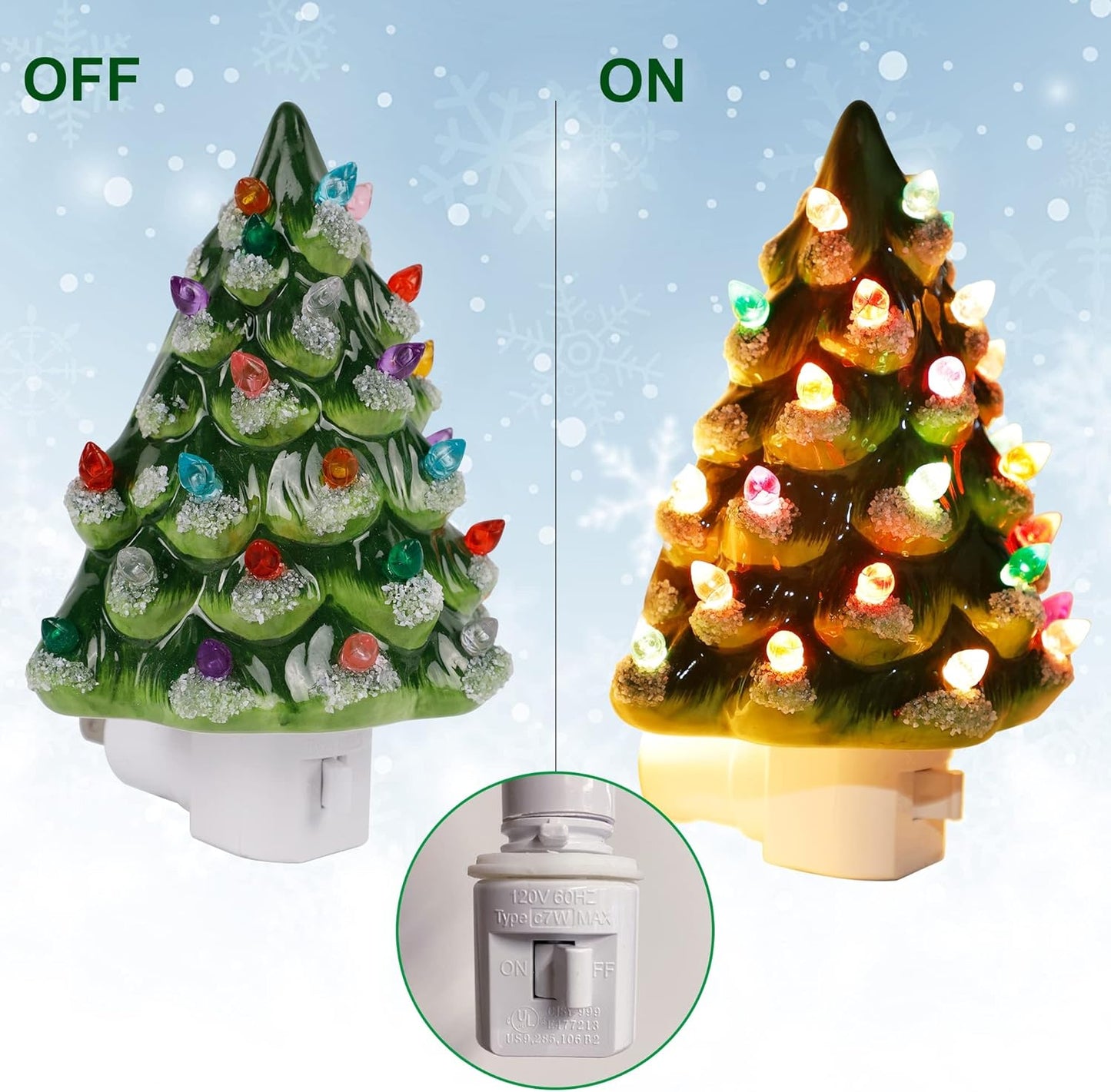 💖Christmas Tree Night Light
