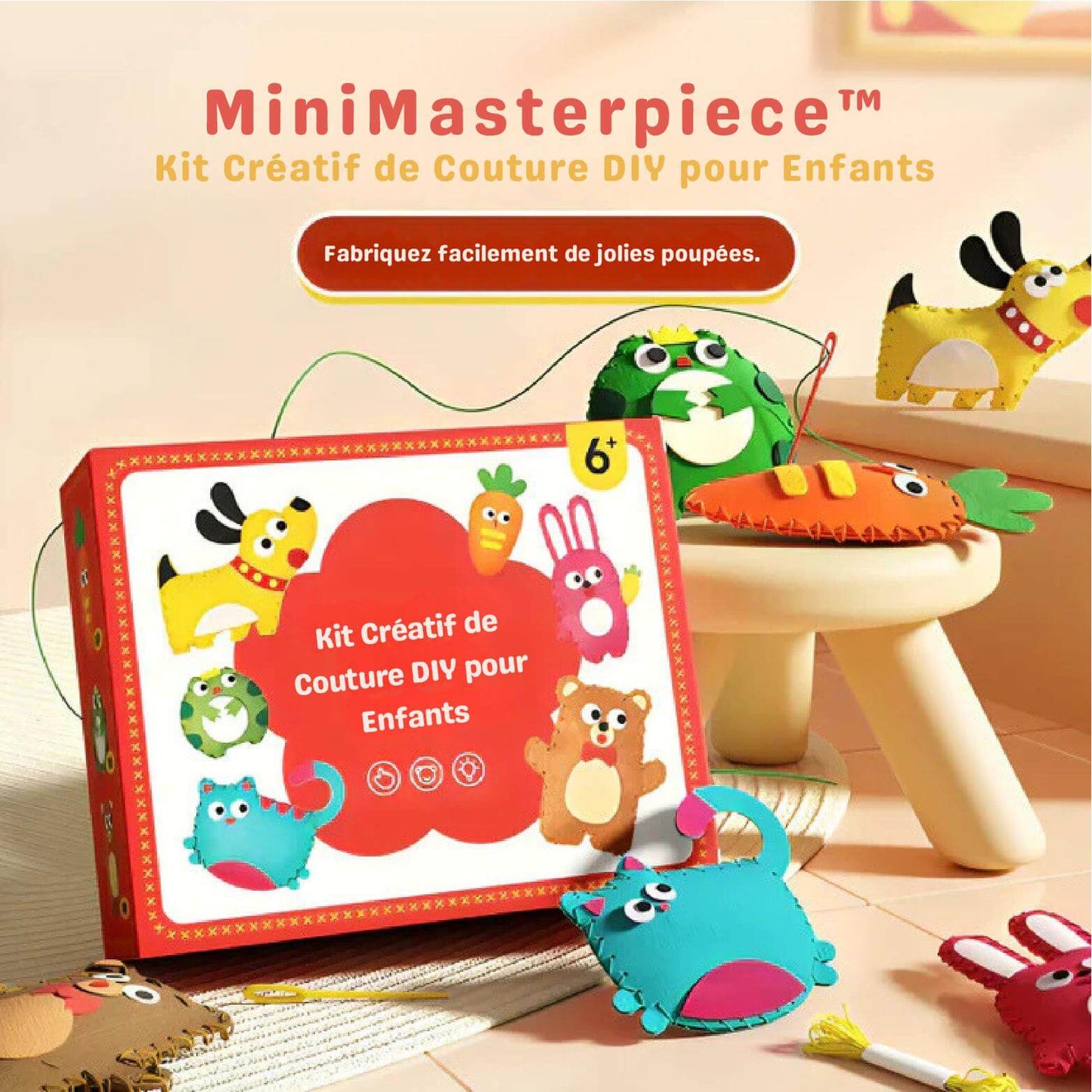 🥕childrens diy sewing craft kits🐰