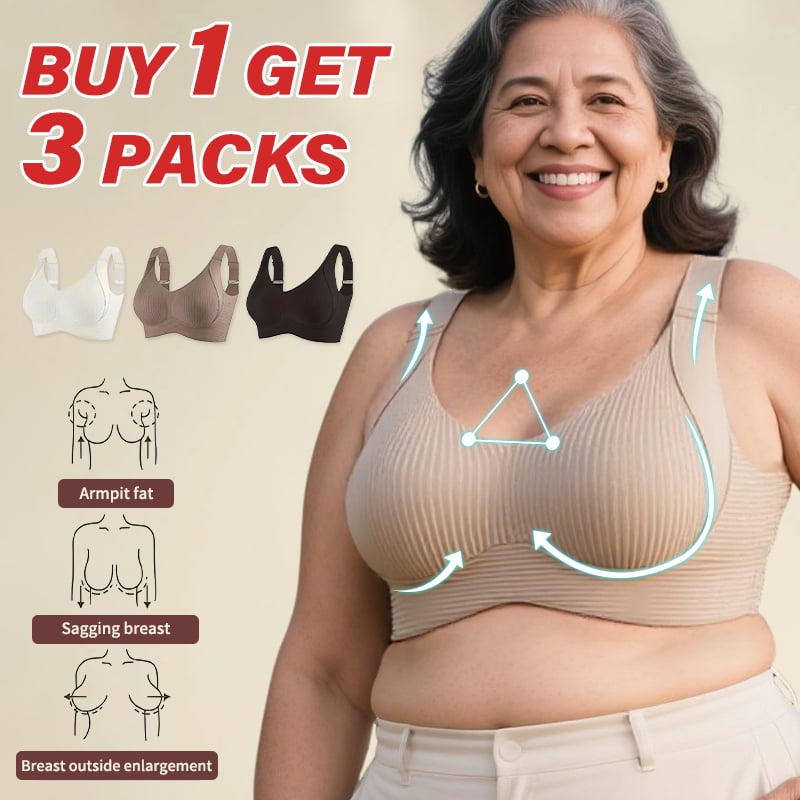 🎁 Buy 1 Get 3 Packs🔥Super Firming Wire-Free Bra All-Day Comfort No More Sagging (3-Pack Value Set)