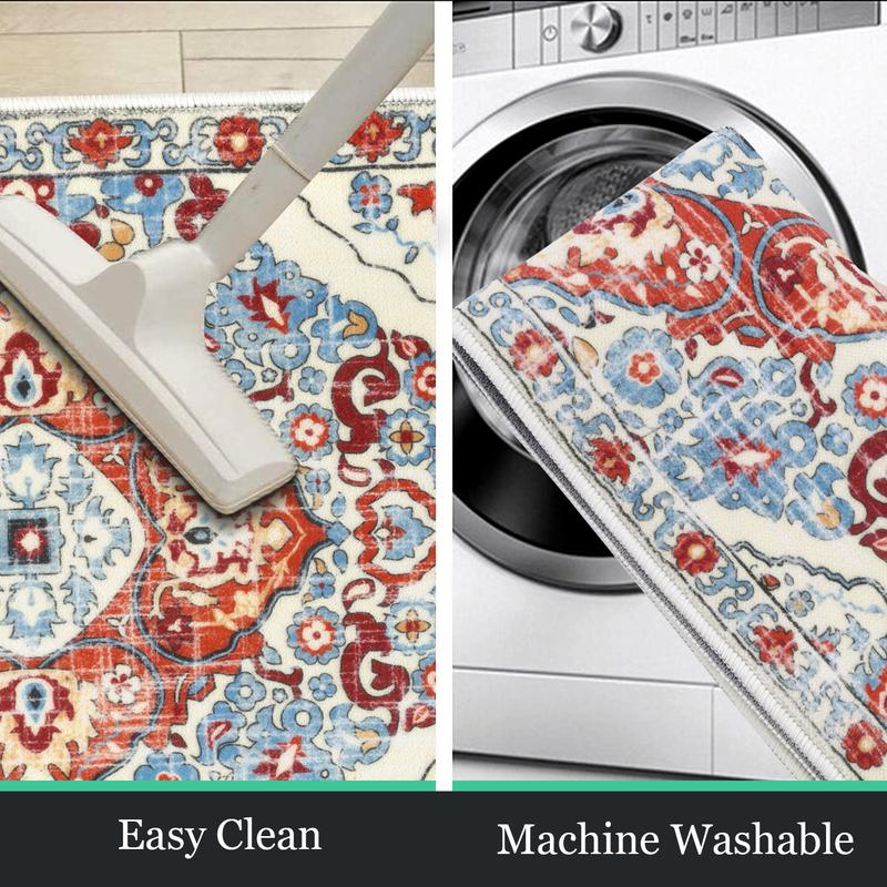 💖Boho Washable Kitchen Rugs - Non-Slip Kitchen Rugs