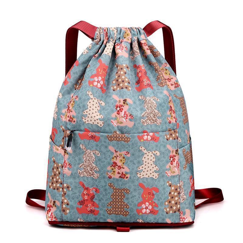 🔥Drawstring Foldable Large Capacity Dry-wet Separation Travel Sports Backpack