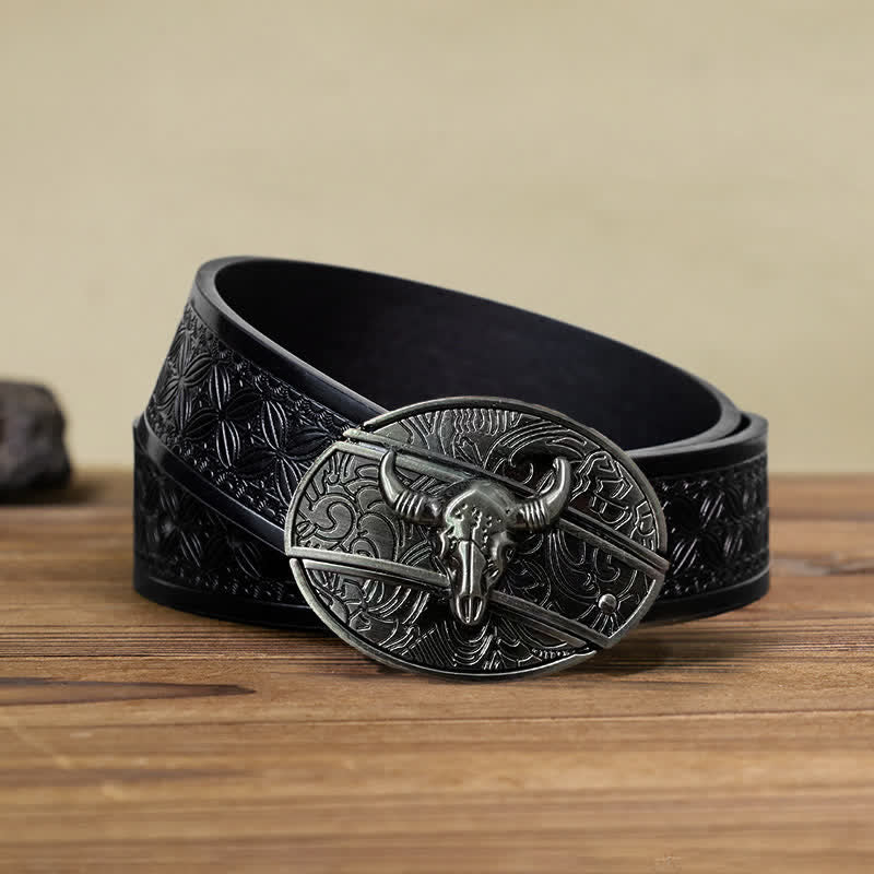 🔥LAST DAY 50% OFF🔥Fashion Punk Men's Hidden Folding Knife Leather Belt