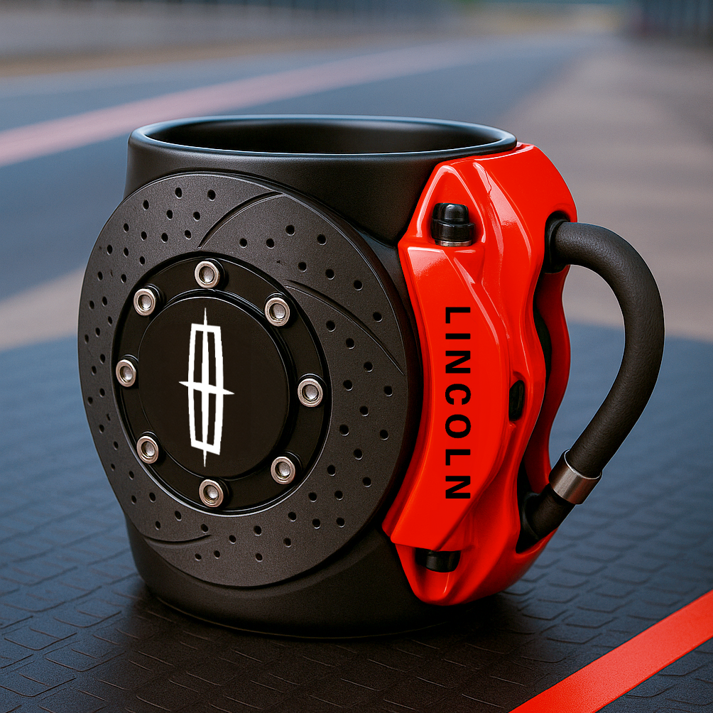 🏎️the coolest brake caliper mug with a car logos