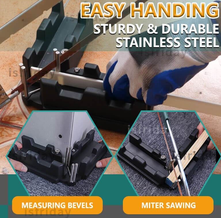 (🎄Christmas Sale💥40% OFF)Carpenter 2 in 1 Miter Measuring Tool