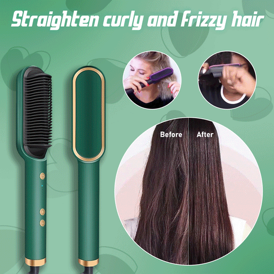 💕55%0FF-negative ion hair straightening styling comb