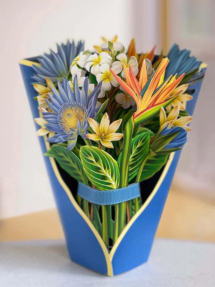 🔥Mother's Day Flash Sale - Save 50% 🔥Pop-up Bouquet Greeting Card