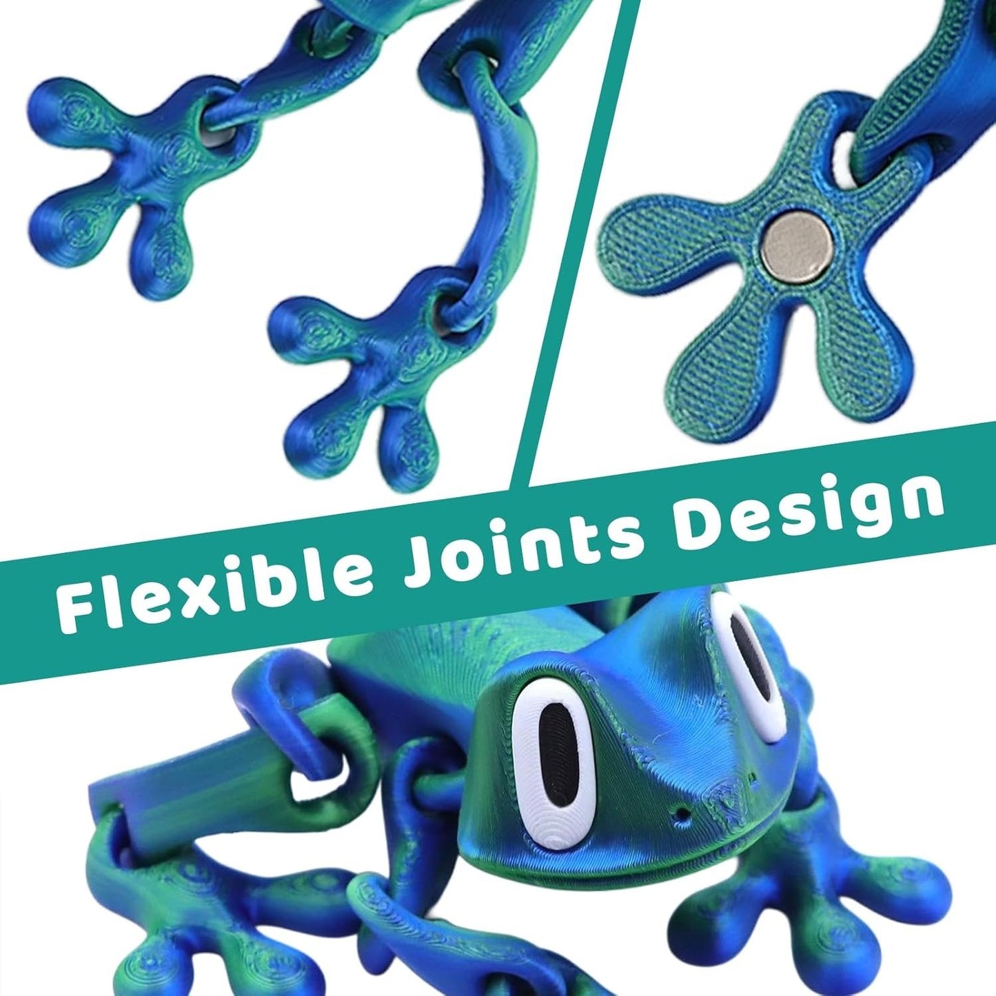 🐸 3D Printed Magnet Frog Toy 🐸