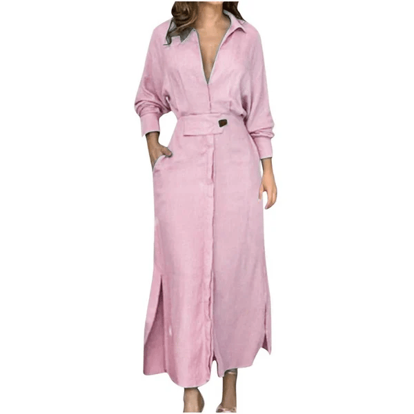 🎁49% OFF🎁2025 Cotton And Linen Solid Color Maxi Dress